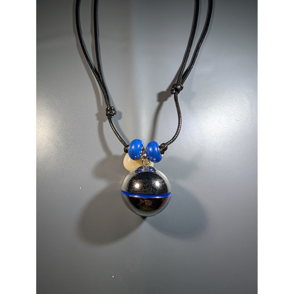 Star Wars Mandalorian Razor Crest Shifter Knob Necklace Grogu Toy Pendant Blue